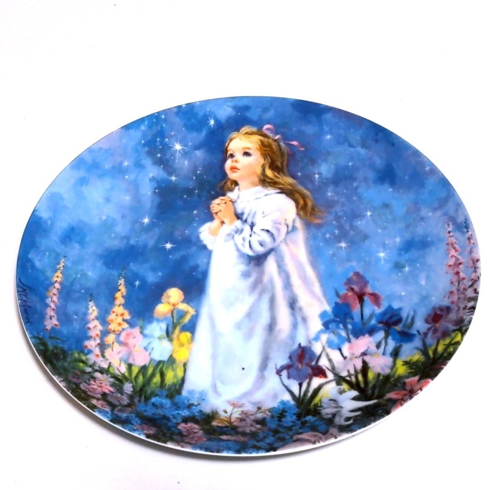 Reco Twinkle Twinkle Little Star Collector Plate John McClelland 1988 VTG COA